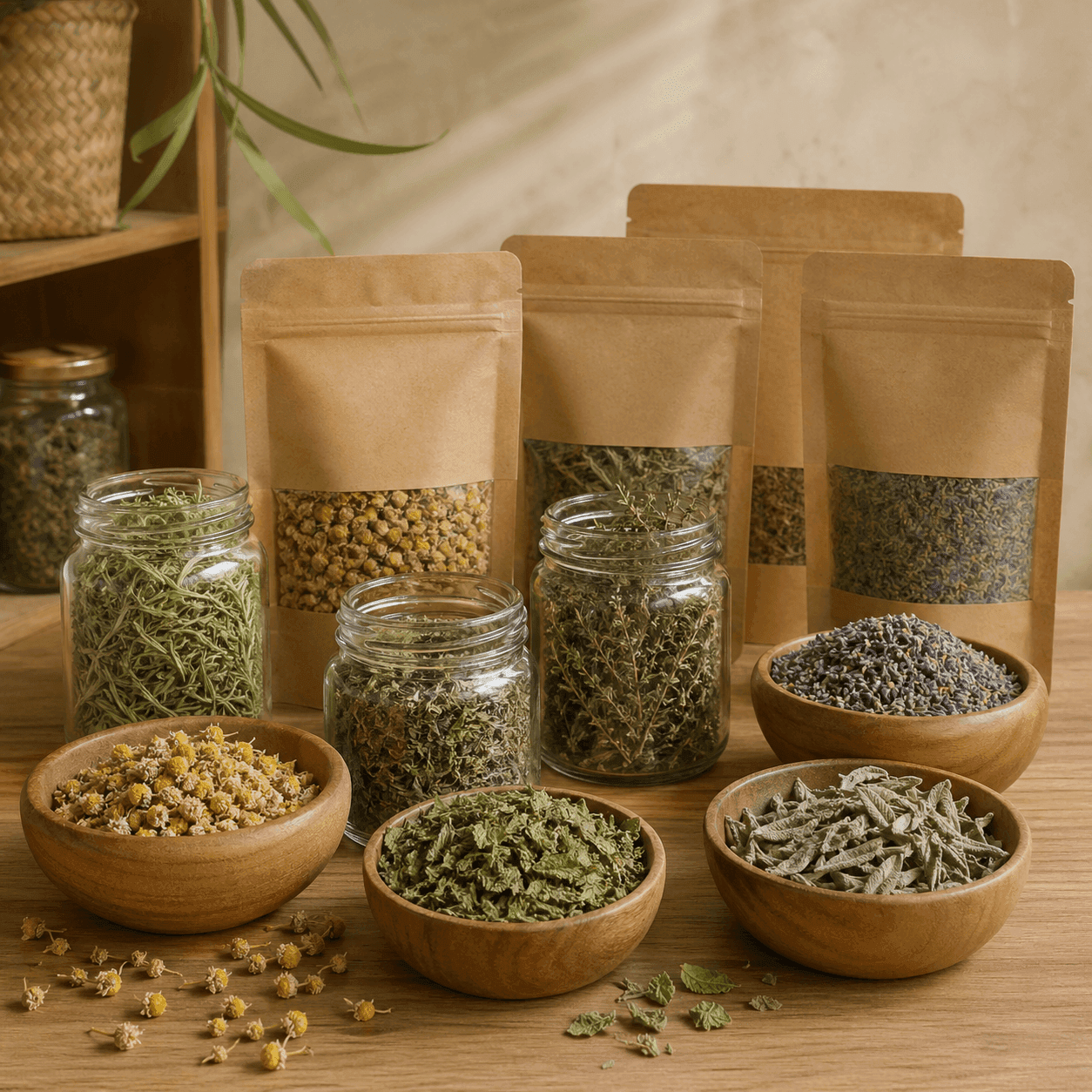 الأعشاب العضوية