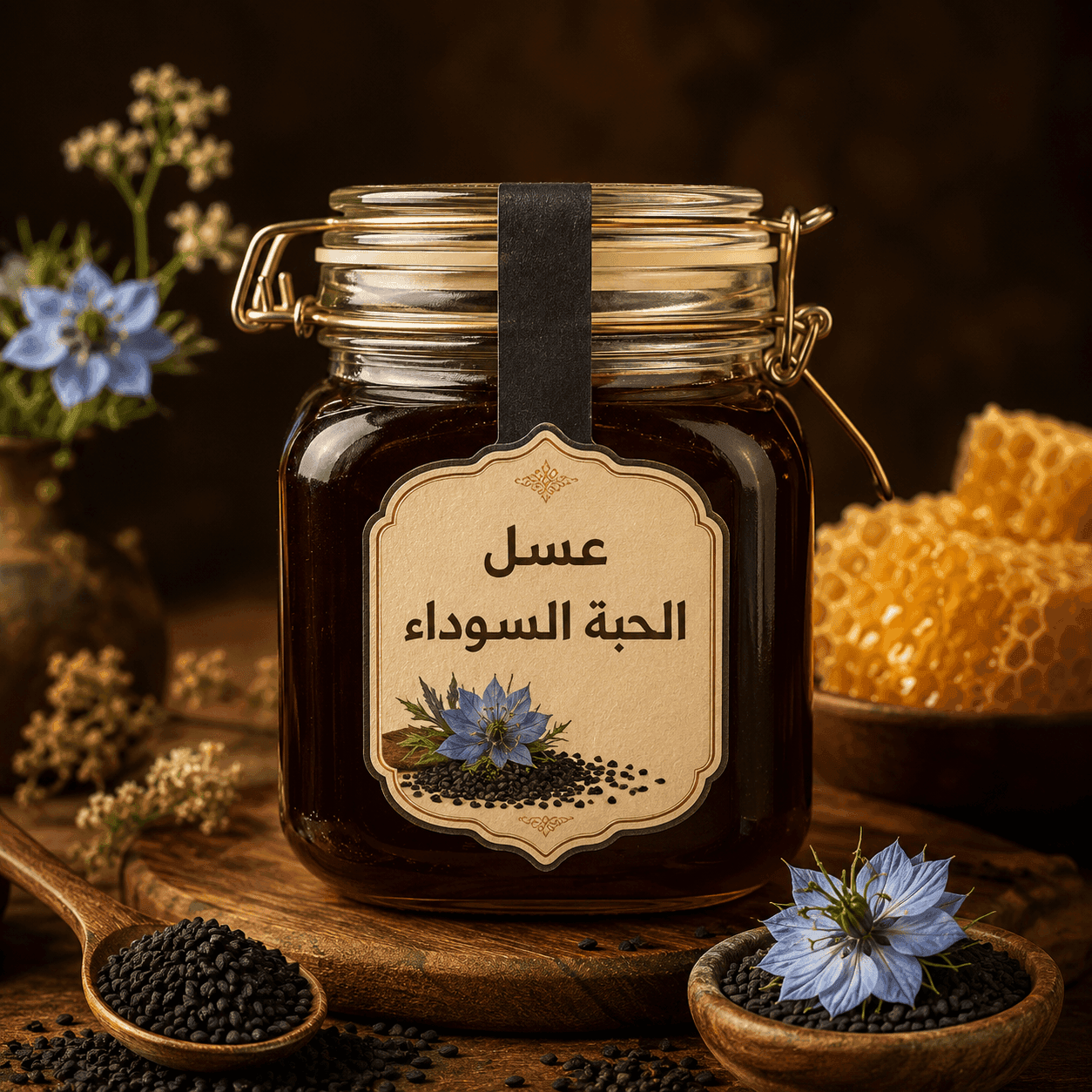 صورة عسل الحبة السوداء