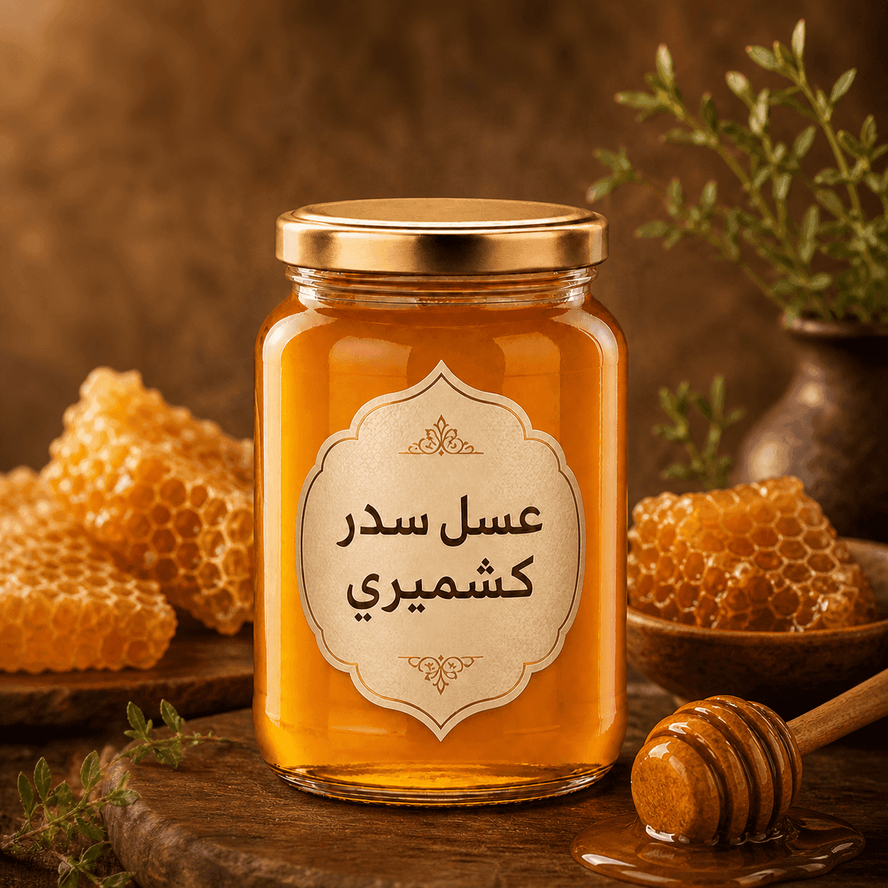 صورة عسل سدر كشميري أصلي
